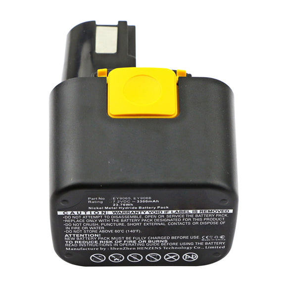Batteries N Accessories BNA-WB-H15298 Power Tool Battery - Ni-MH, 7.2V, 3300mAh, Ultra High Capacity - Replacement for Panasonic EY6198B Battery
