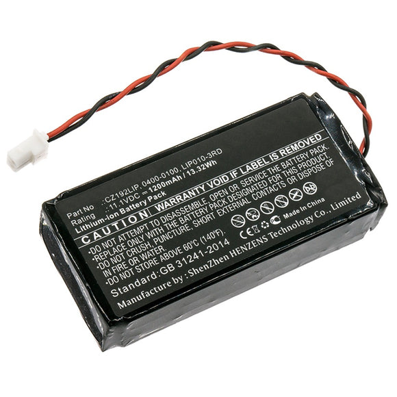 Batteries N Accessories BNA-WB-L9461 Medical Battery - Li-ion, 11.1V, 1200mAh, Ultra High Capacity - Replacement for Verathon 0400-0100 Battery