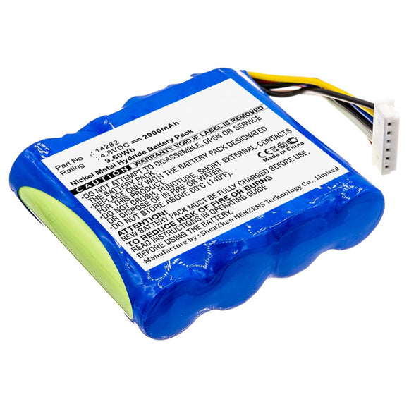 Batteries N Accessories BNA-WB-H9424 Medical Battery - Ni-MH, 4.8V, 2000mAh, Ultra High Capacity - Replacement for Masimo 14282 Battery