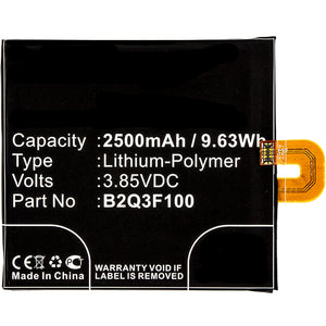 Batteries N Accessories BNA-WB-P8302 Cell Phone Battery - Li-Pol, 3.85V, 2500mAh, Ultra High Capacity Battery - Replacement for HTC 35H00274-0M1, B2Q3F100 Battery