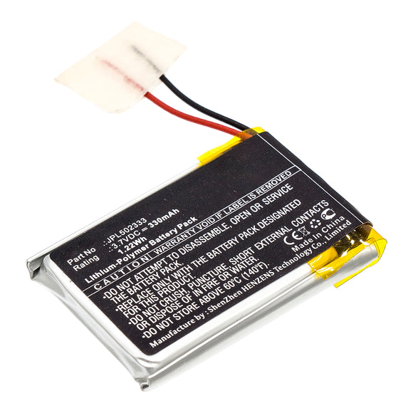 Batteries N Accessories BNA-WB-P17123 GPS Battery - Li-pol, 3.7V, 330mAh, Ultra High Capacity - Replacement for IZZO JPL502333 Battery
