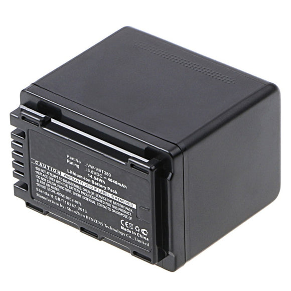 Batteries N Accessories BNA-WB-L9065 Digital Camera Battery - Li-ion, 3.6V, 4040mAh, Ultra High Capacity - Replacement for Panasonic VW-VBT380 Battery