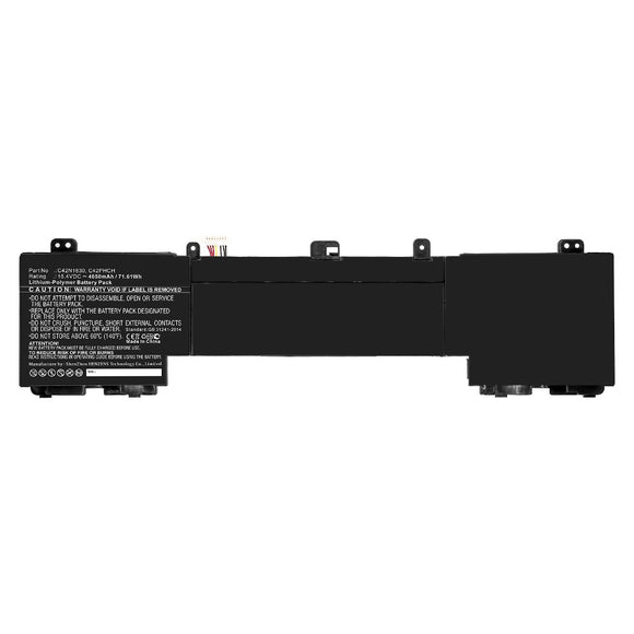 Batteries N Accessories BNA-WB-P10576 Laptop Battery - Li-Pol, 15.4V, 4650mAh, Ultra High Capacity - Replacement for Asus C42N1630 Battery