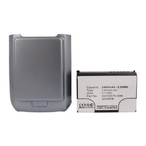 Batteries N Accessories BNA-WB-L16813 Cell Phone Battery - Li-ion, 3.7V, 2400mAh, Ultra High Capacity - Replacement for Palm 157-10051-00 Battery