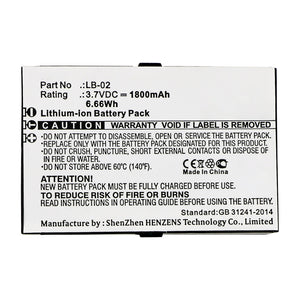 Batteries N Accessories BNA-WB-L16143 Medical Battery - Li-ion, 3.7V, 1800mAh, Ultra High Capacity - Replacement for BIOLIGHT LB-02 Battery