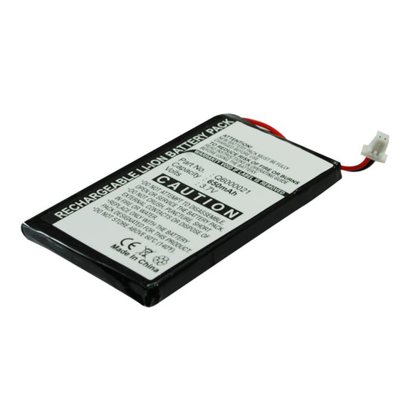 Batteries N Accessories BNA-WB-L13440 GPS Battery - Li-ion, 3.7V, 650mAh, Ultra High Capacity - Replacement for TomTom Q6000021 Battery