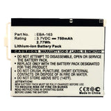 Batteries N Accessories BNA-WB-L8394 Cell Phone Battery - Li-ion, 3.7V, 750mAh, Ultra High Capacity Battery - Replacement for Siemens EBA-163 Battery
