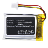 Batteries N Accessories BNA-WB-P19050 Speaker Battery - Li-Pol, 3.8V, 500mAh, Ultra High Capacity - Replacement for Sony SP772020 Battery