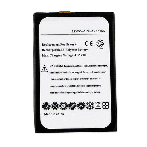 Batteries N Accessories BNA-WB-BLP-1188-2.1 Cell Phone Battery - Li-Pol, 3.7V, 2100 mAh, Ultra High Capacity Battery - Replacement for LG BL-T5 Battery