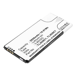 Batteries N Accessories BNA-WB-L16776 Cell Phone Battery - Li-ion, 3.85V, 2850mAh, Ultra High Capacity - Replacement for Alcatel TLi028C1 Battery