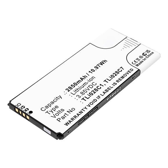 Batteries N Accessories BNA-WB-L16776 Cell Phone Battery - Li-ion, 3.85V, 2850mAh, Ultra High Capacity - Replacement for Alcatel TLi028C1 Battery