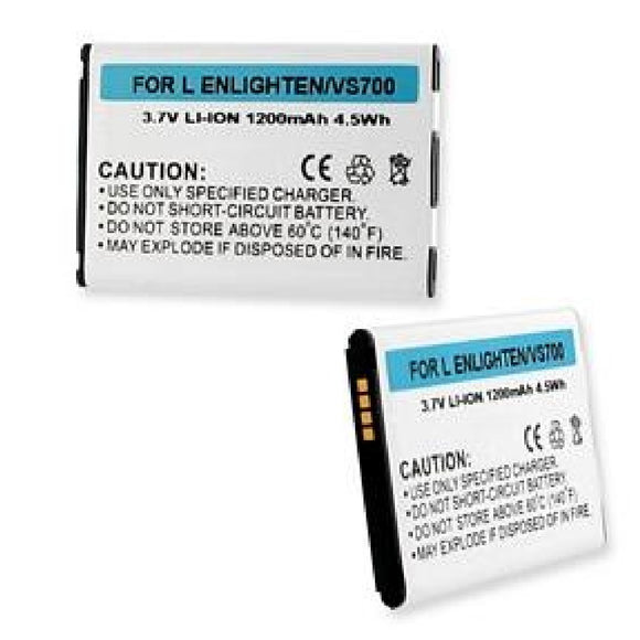 Batteries N Accessories BNA-WB-BLI-1179-1.2 Cell Phone Battery - Li-Ion, 3.7V, 1200 mAh, Ultra High Capacity Battery - Replacement for LG VS700 Battery