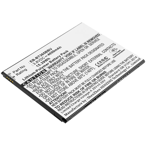 Batteries N Accessories BNA-WB-P5204 Tablets Battery - Li-Pol, 3.8V, 4050 mAh, Ultra High Capacity Battery - Replacement for Samsung EB-BT365BBC Battery