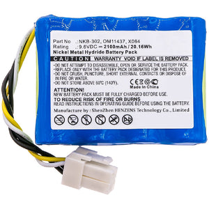 Batteries N Accessories BNA-WB-H15149 Medical Battery - Ni-MH, 9.6V, 2100mAh, Ultra High Capacity - Replacement for Nihon Kohden B11437 Battery