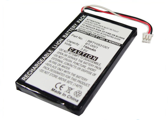 Batteries N Accessories BNA-WB-CPL-507Q3 Cordless Phone Battery - Li-Ion, 3.6V, 720 mAh, Ultra High Capacity Battery - Replacement for Uniden BT-0001 Battery
