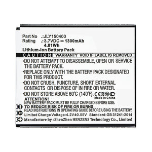 Batteries N Accessories BNA-WB-L10129 Cell Phone Battery - Li-ion, 3.7V, 1300mAh, Ultra High Capacity - Replacement for Cubot JLY150400 Battery