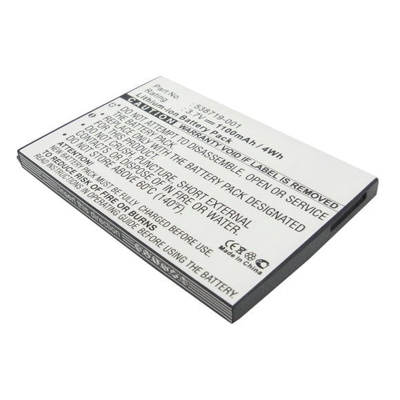 Batteries N Accessories BNA-WB-L11678 Cell Phone Battery - Li-ion, 3.7V, 1100mAh, Ultra High Capacity - Replacement for HP HSTNH-T21C-S Battery