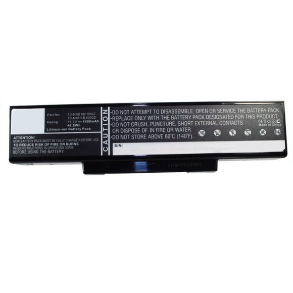 Batteries N Accessories BNA-WB-L10442 Laptop Battery - Li-ion, 11.1V, 4400mAh, Ultra High Capacity - Replacement for Asus A32-K72 Battery