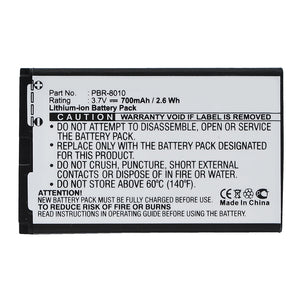 Batteries N Accessories BNA-WB-L14875 Cell Phone Battery - Li-ion, 3.7V, 700mAh, Ultra High Capacity - Replacement for Verizon PBR-8010 Battery