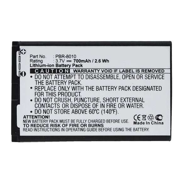 Batteries N Accessories BNA-WB-L14875 Cell Phone Battery - Li-ion, 3.7V, 700mAh, Ultra High Capacity - Replacement for Verizon PBR-8010 Battery