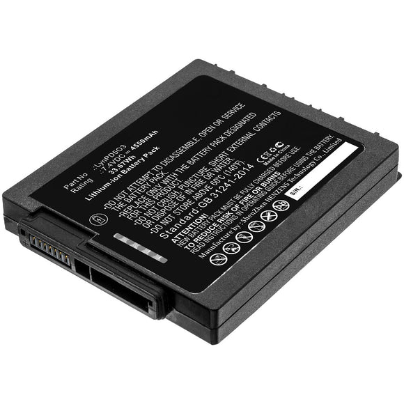 Batteries N Accessories BNA-WB-L17112 Tablet Battery - Li-ion, 7.4V, 4550mAh, Ultra High Capacity - Replacement for Xplore LynPD5O3 Battery