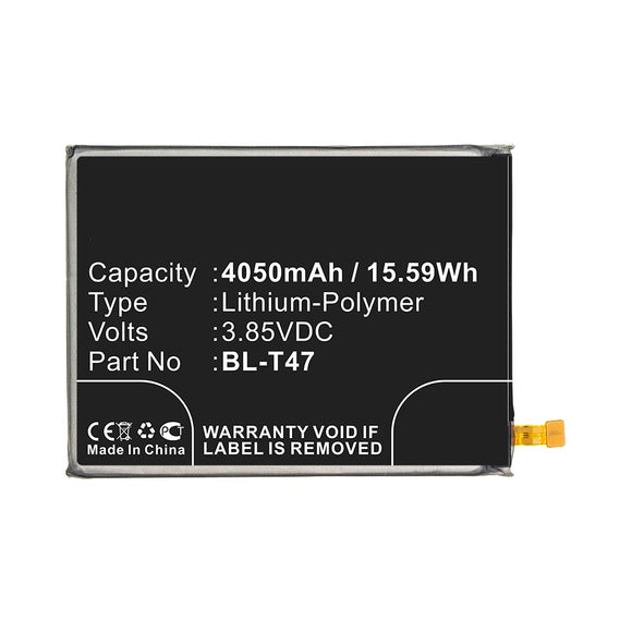 Batteries N Accessories BNA-WB-P12328 Cell Phone Battery - Li-Pol, 3.85V, 4050mAh, Ultra High Capacity - Replacement for LG BL-T47 Battery