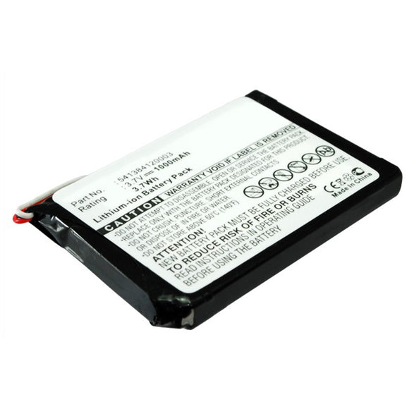 Batteries N Accessories BNA-WB-L8203 GPS Battery - Li-ion, 3.7V, 1000mAh, Ultra High Capacity Battery - Replacement for Navigon 541384120003, GTC39110BL08554, JS541384120003 Battery