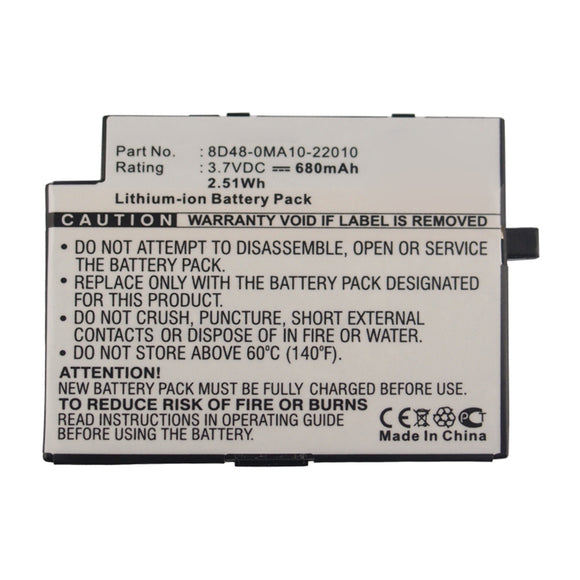 Batteries N Accessories BNA-WB-L15649 Cell Phone Battery - Li-ion, 3.7V, 680mAh, Ultra High Capacity - Replacement for Sendo 8D48-0MA10-22010 Battery