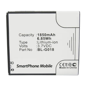 Batteries N Accessories BNA-WB-L11533 Cell Phone Battery - Li-ion, 3.7V, 1850mAh, Ultra High Capacity - Replacement for GIONEE BL-G018 Battery