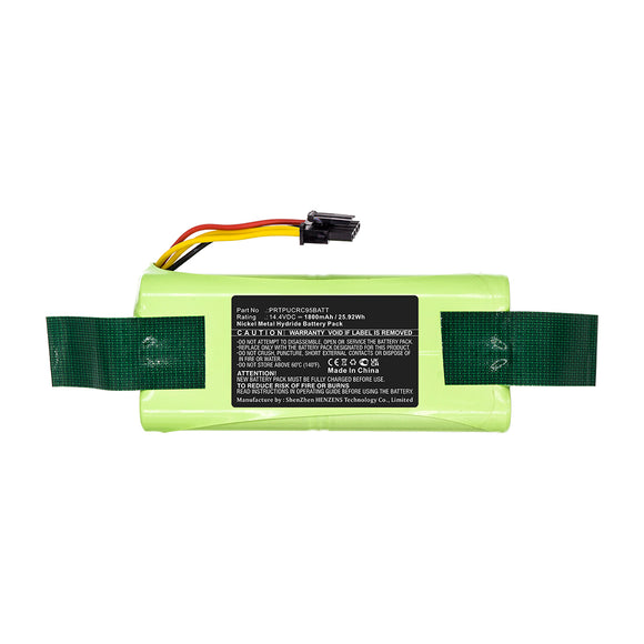 Batteries N Accessories BNA-WB-H15439 Vacuum Cleaner Battery - Ni-MH, 14.4V, 1800mAh, Ultra High Capacity - Replacement for Pyle PRTPUCRC95BATT Battery