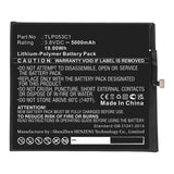 Batteries N Accessories BNA-WB-P17139 Tablet Battery - Li-Pol, 3.8V, 5000mAh, Ultra High Capacity - Replacement for Alcatel  TLP053C1 Battery