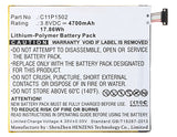 Batteries N Accessories BNA-WB-P5126 Tablets Battery - Li-Pol, 3.8V, 4700 mAh, Ultra High Capacity Battery - Replacement for Asus C11P1502(1ICP3/108/118) Battery