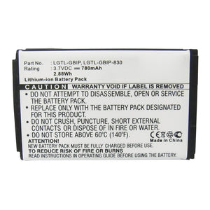 Batteries N Accessories BNA-WB-L16381 Cell Phone Battery - Li-ion, 3.7V, 780mAh, Ultra High Capacity - Replacement for LG LGTL-GBIP Battery