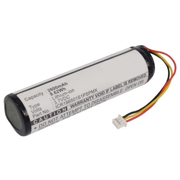 Batteries N Accessories BNA-WB-L10323 GPS Battery - Li-ion, 3.7V, 2600mAh, Ultra High Capacity - Replacement for Blaupunkt ICR186501S1PSPMX Battery