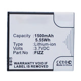 Batteries N Accessories BNA-WB-L14003 Cell Phone Battery - Li-ion, 3.7V, 1500mAh, Ultra High Capacity - Replacement for Wiko FIZZ Battery