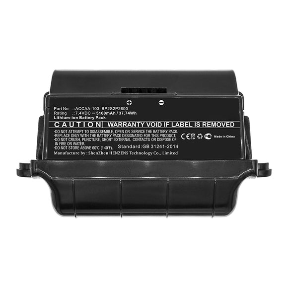 Batteries N Accessories BNA-WB-L13822 Tablet Battery - Li-ion, 7.4V, 5100mAh, Ultra High Capacity - Replacement for Trimble BP-2S2P2600 Battery