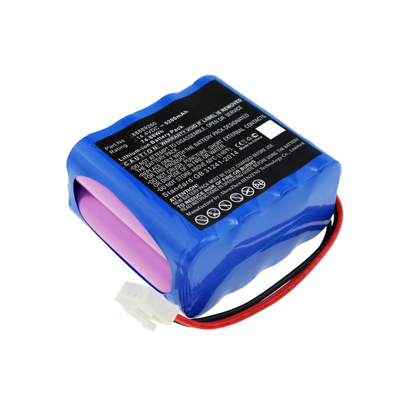 Batteries N Accessories BNA-WB-L10842 Medical Battery - Li-ion, 14.4V, 5200mAh, Ultra High Capacity - Replacement for Carewell 88889260 Battery