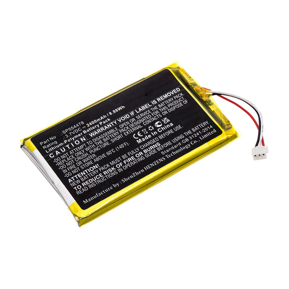 Batteries N Accessories BNA-WB-P16745 Baby Monitor Battery - Li-Pol, 3.7V, 2400mAh, Ultra High Capacity - Replacement for Infant Optics SP554478 Battery
