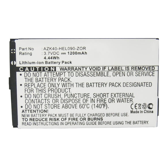 Batteries N Accessories BNA-WB-L14490 Cell Phone Battery - Li-ion, 3.7V, 1200mAh, Ultra High Capacity - Replacement for Gigabyte AZK40-HEL090-ZOR Battery