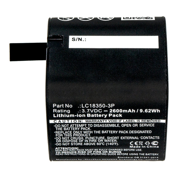 Batteries N Accessories BNA-WB-L14174 Digital Camera Battery - Li-ion, 3.7V, 2600mAh, Ultra High Capacity - Replacement for VSN Mobil LC18350-3P Battery
