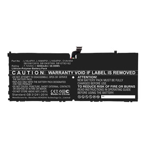 Batteries N Accessories BNA-WB-P12877 Tablet Battery - Li-Pol, 7.72V, 5050mAh, Ultra High Capacity - Replacement for Lenovo L16L4P91 Battery