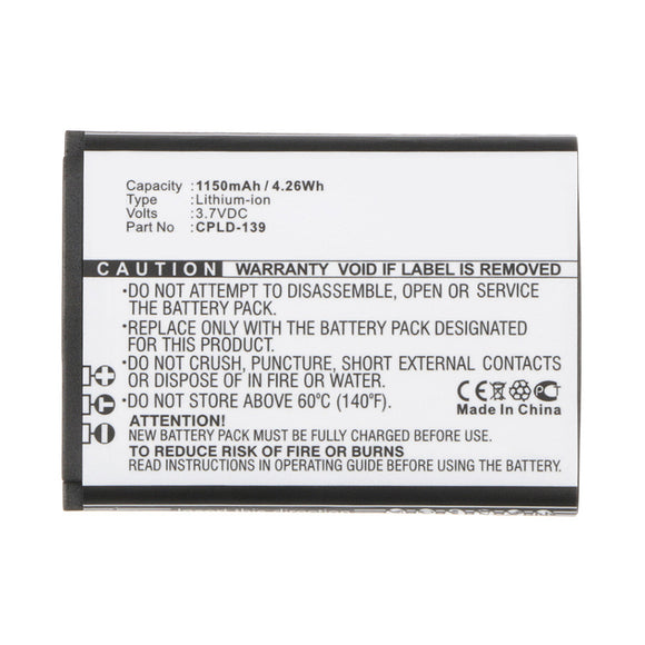 Batteries N Accessories BNA-WB-L10044 Cell Phone Battery - Li-ion, 3.7V, 1150mAh, Ultra High Capacity - Replacement for Coolpad CPLD-139 Battery