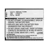 Batteries N Accessories BNA-WB-L12234 Cell Phone Battery - Li-ion, 3.7V, 1900mAh, Ultra High Capacity - Replacement for Lenovo BL239 Battery