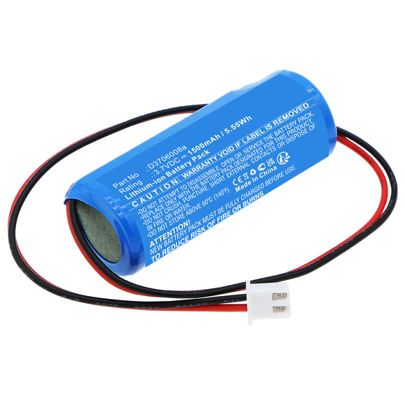 Batteries N Accessories BNA-WB-L18615 Medical Battery - Li-ion, 3.7V, 1500mAh, Ultra High Capacity - Replacement for Revitive D3706008a Battery