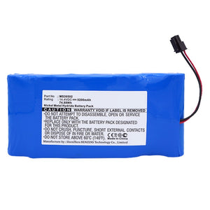 Batteries N Accessories BNA-WB-L9386 Medical Battery - Li-ion, 14.4V, 5200mAh, Ultra High Capacity - Replacement for Drager MS30502 Battery