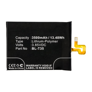 Batteries N Accessories BNA-WB-P15574 Cell Phone Battery - Li-Pol, 3.85V, 3500mAh, Ultra High Capacity - Replacement for Google BL-T35 Battery