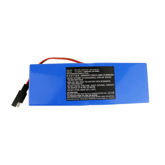 Batteries N Accessories BNA-WB-S15094 Medical Battery - Sealed Lead Acid, 12V, 5000mAh, Ultra High Capacity - Replacement for Impact Medical 5927 Battery