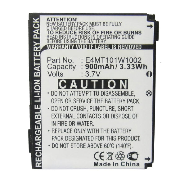 Batteries N Accessories BNA-WB-L16427 Cell Phone Battery - Li-ion, 3.7V, 900mAh, Ultra High Capacity - Replacement for Mitac E4MT101W1002 Battery