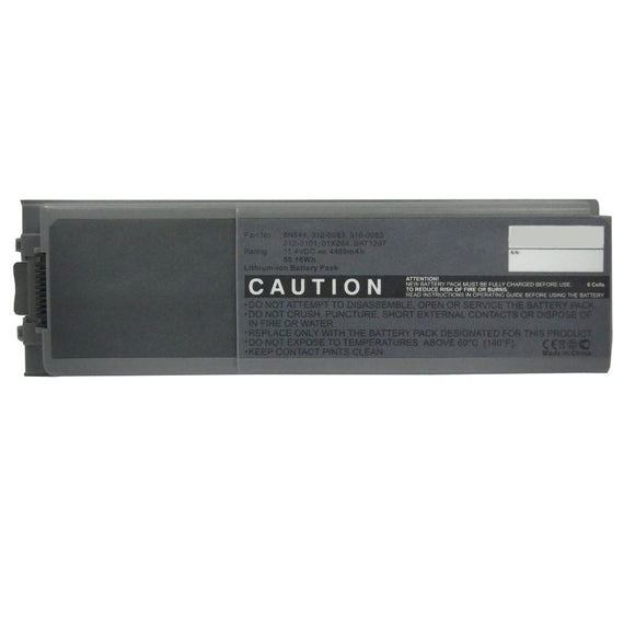 Batteries N Accessories BNA-WB-L9612 Laptop Battery - Li-ion, 11.4V, 4400mAh, Ultra High Capacity - Replacement for Dell 8N544 Battery