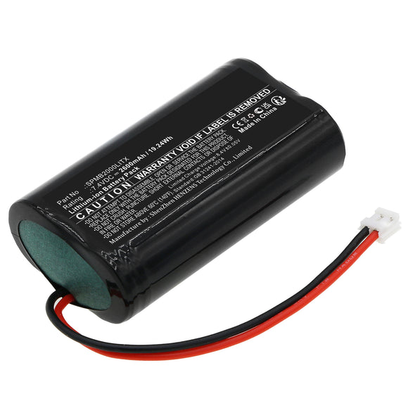 Batteries N Accessories BNA-WB-L17982 Remote Control Battery - Li-ion, 7.4V, 2600mAh, Ultra High Capacity - Replacement for Spektrum SPMB2000LITX Battery